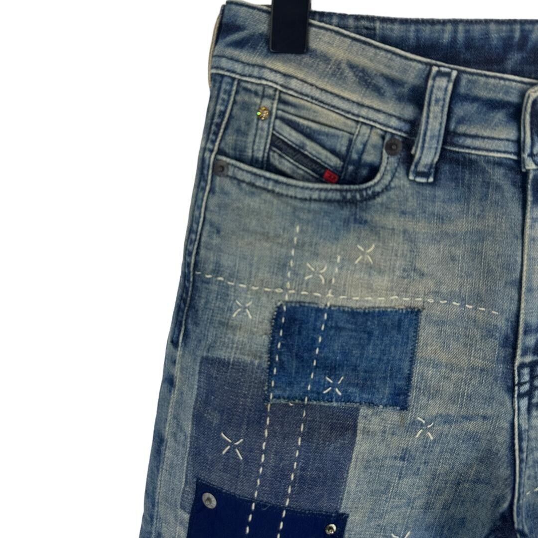 DIESEL REEN L.30 JEANS WITH DEFECTS 00SQ4W 0855T W23 L30 GENUINE 39 RRP 199€