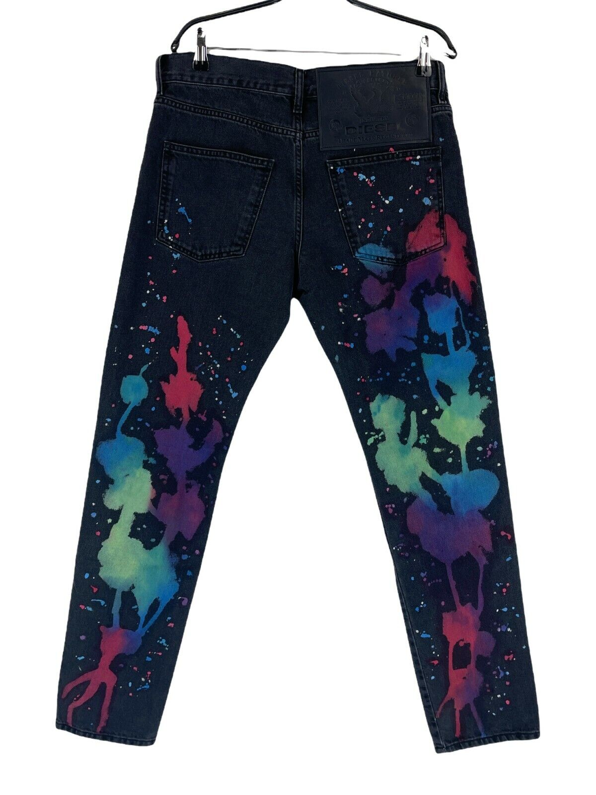 Diesel paint fashion splatter jeans