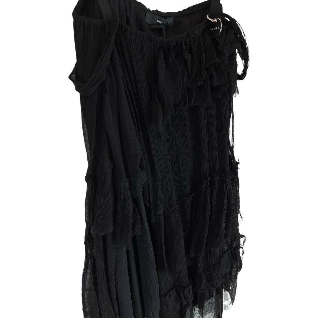 DIESEL RUCHED DRESS D-GIULY ABITO 00SC9U 0LAXH 9XX SIZE S WOMEN GENUINE RRP€299