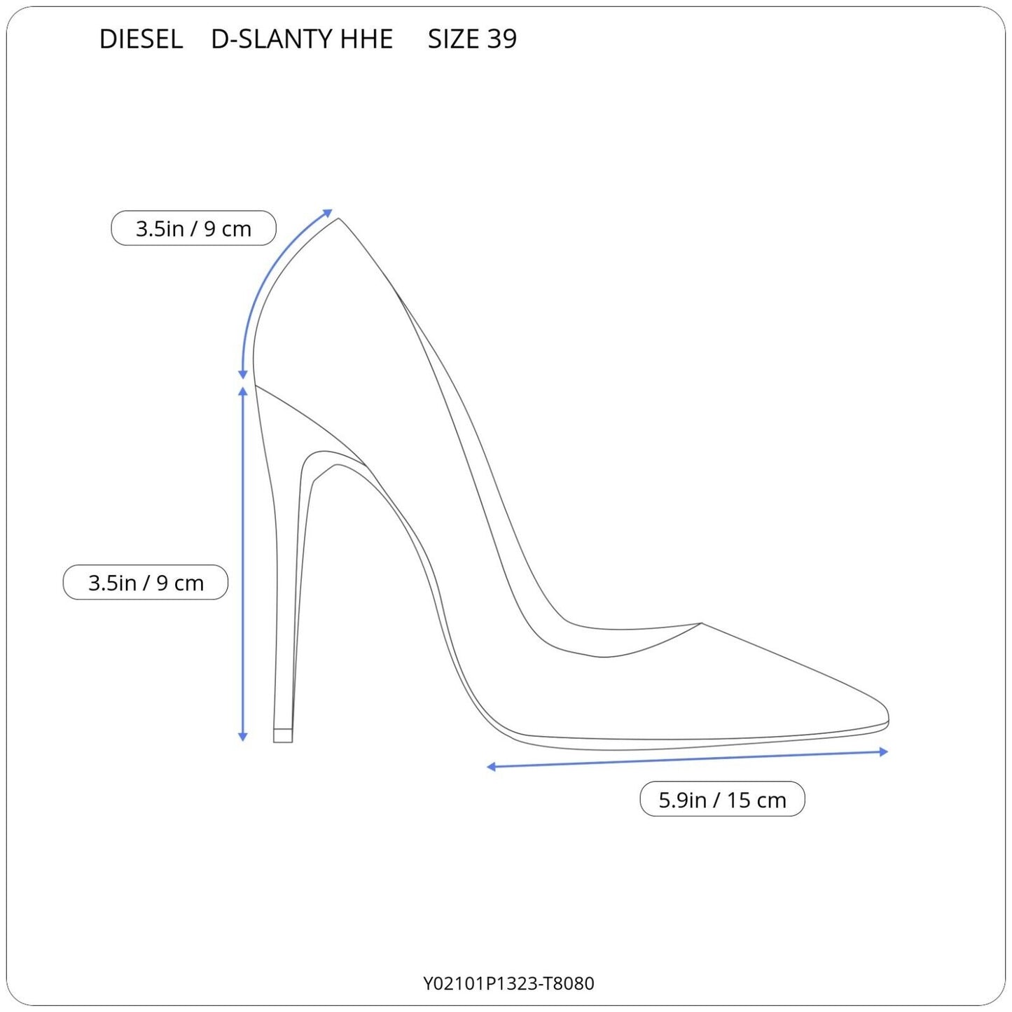 DIESEL D-SLANTY HHE HEEL SHOES