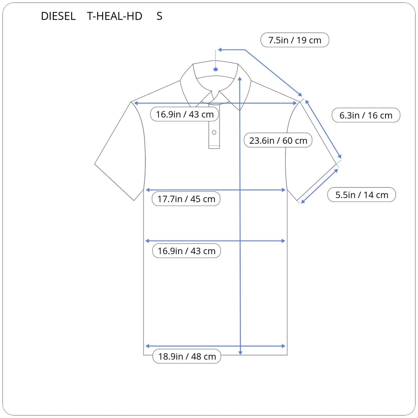 DIESEL VYRIŠKI POLO MARŠKINĖLIAI T-HEAL-HD 00SQFQ ROMXZ