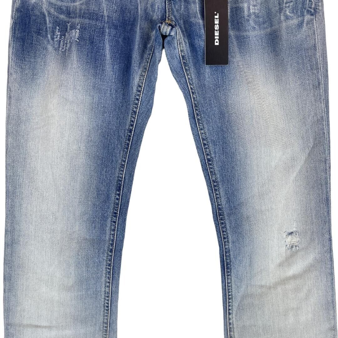 Diesel LOWKY 00CQMK 0812B SLIM-STRAIGHT Moteriški džinsai žemu juosmeniu