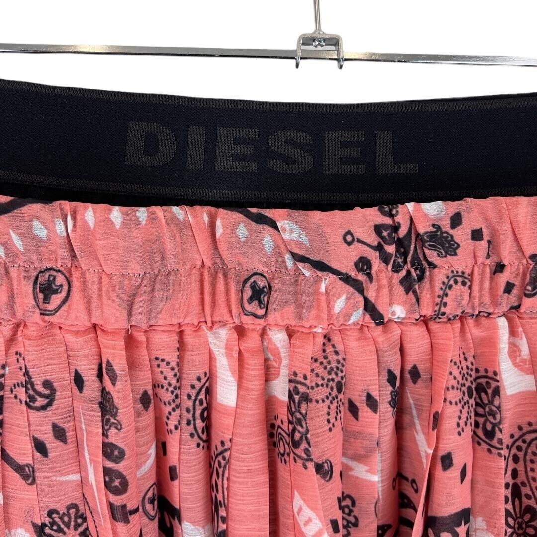 Diesel O-PLIZ women skirt 00SR6Y 0WATZ elastic waist SIZE XS GENUINE RRP 199€