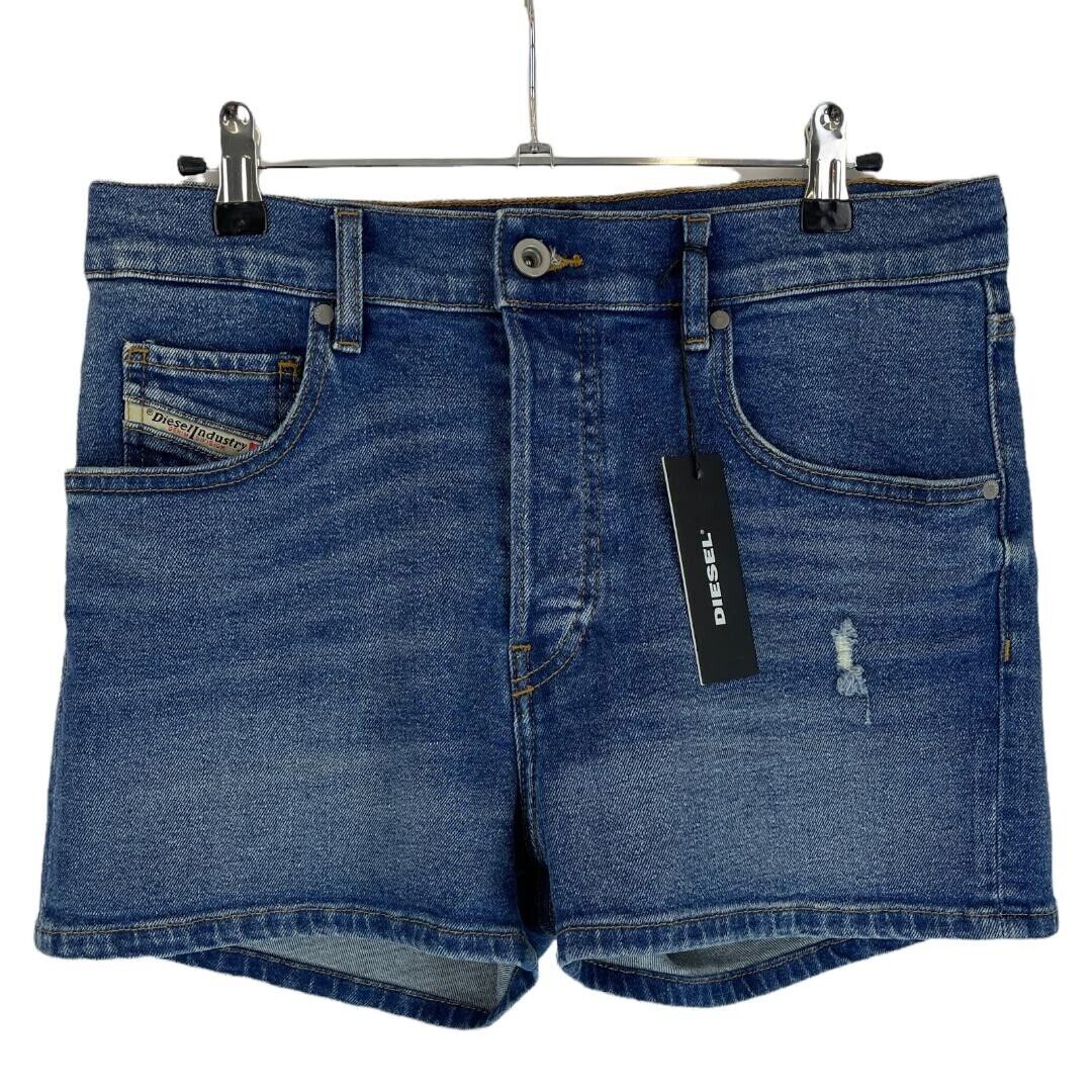 DIESEL DE-LOWY-RA DENIM SHORTS WOMEN 00S4YV RB022 SIZE 25 GENUINE RRP 135€