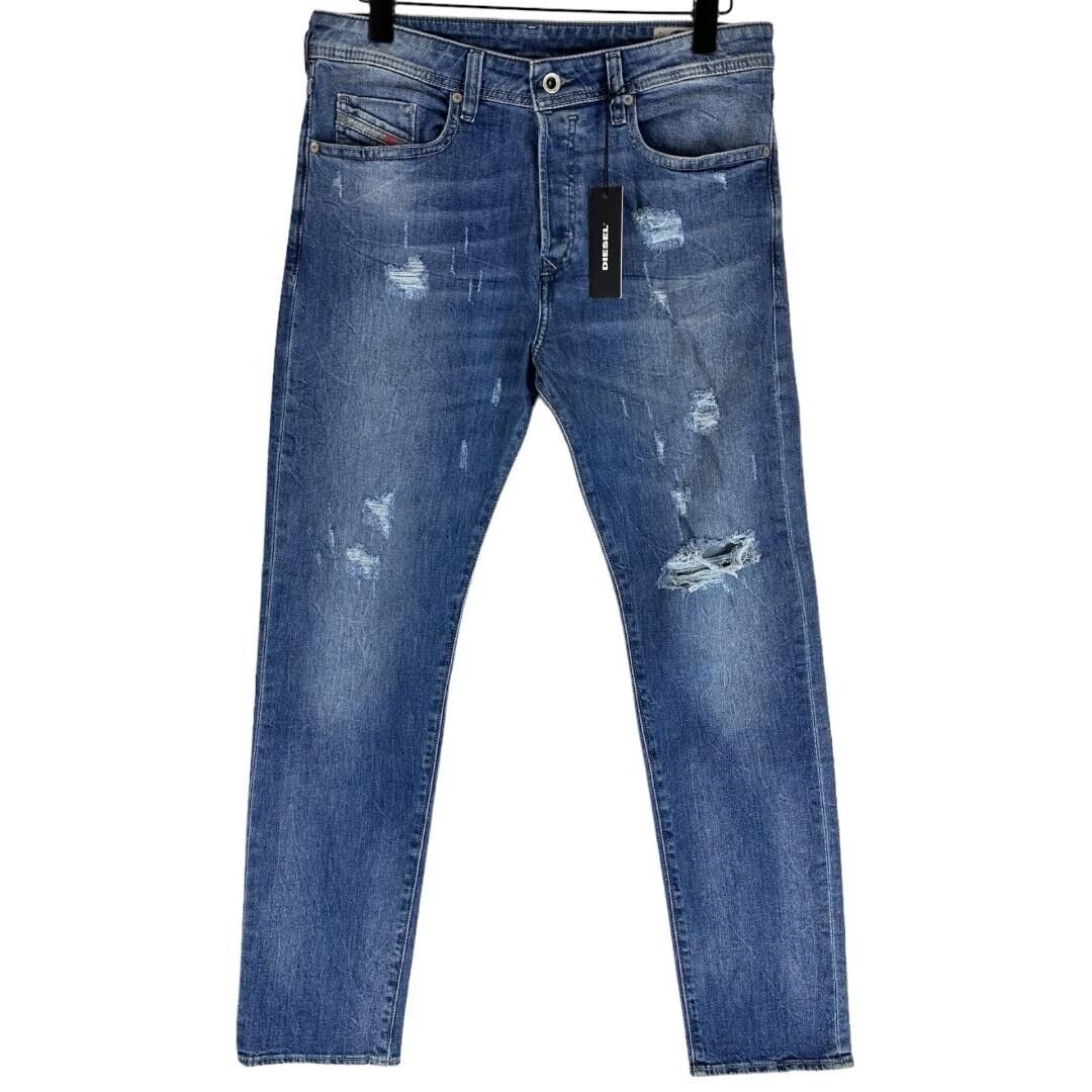 DIESEL BUSTER 00SDHB C84CM REGULAR SLIM-TAPERED W31 L32 Jeans Genuine RRP €180