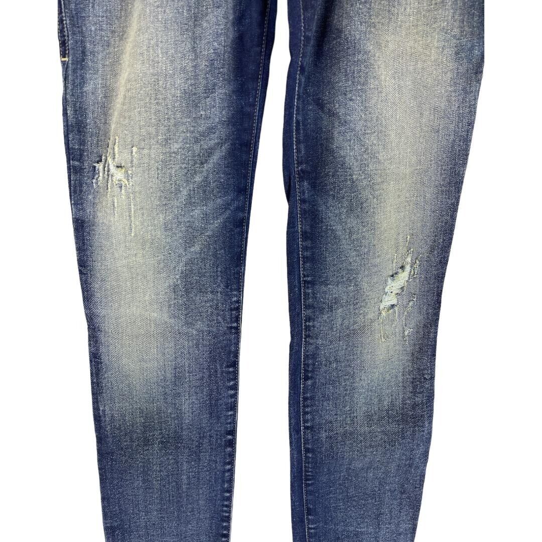 Diesel GRUPEE 00SFCU 0838T SUPER SLIM-SKINNY Moteriški džinsai žemu juosmeniu