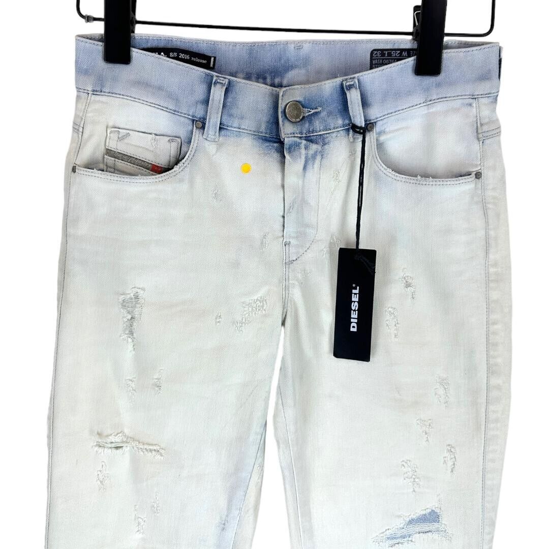 DIESEL SANDY JEANS WITH DEFECTS 00SFXN 0674A W25 GENUINE 43 RRP 199€