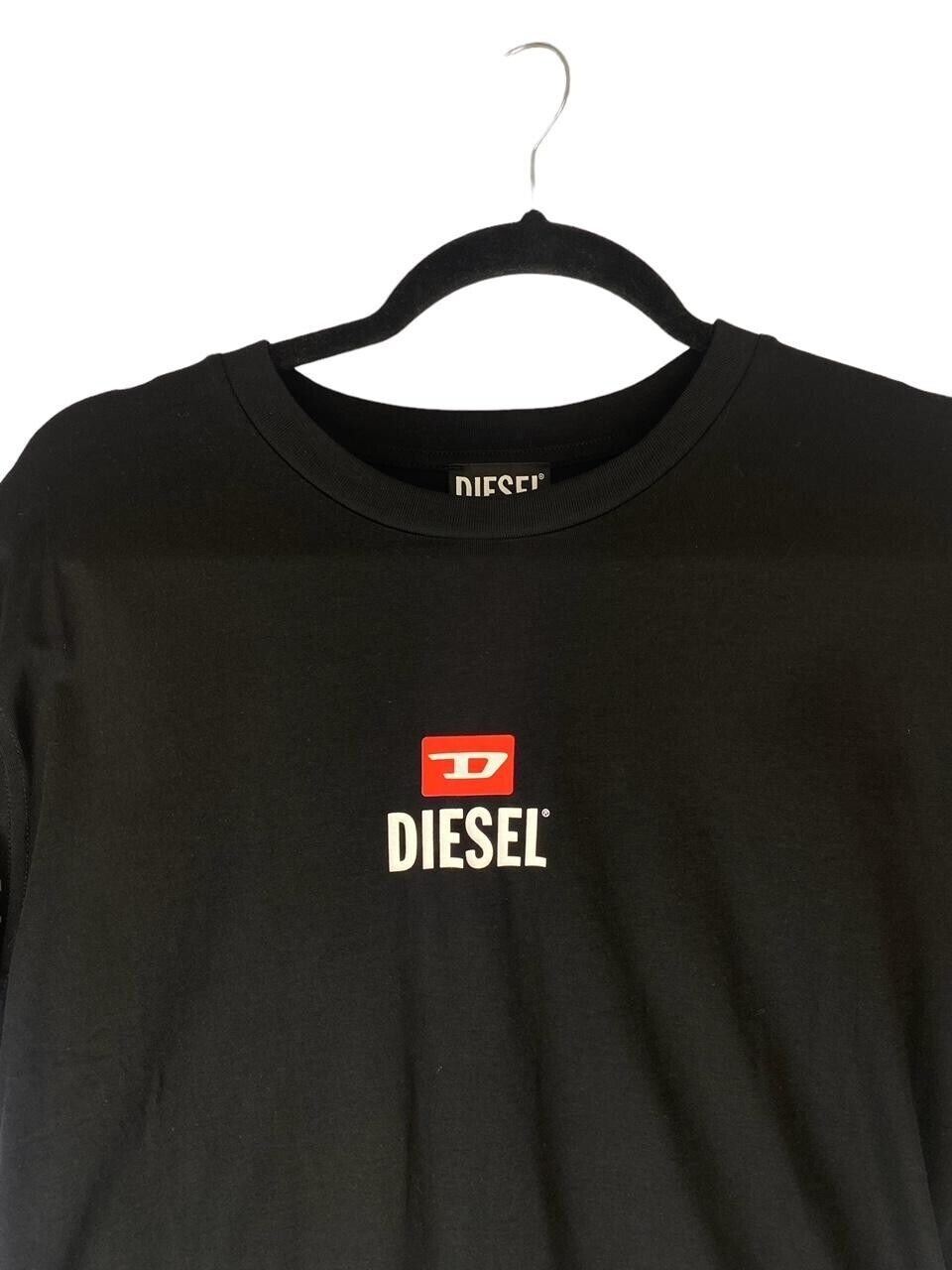 DIESEL T-JUST-SMALL-NEW D LOGO MENS T-SHIRT A11184 RGRAI