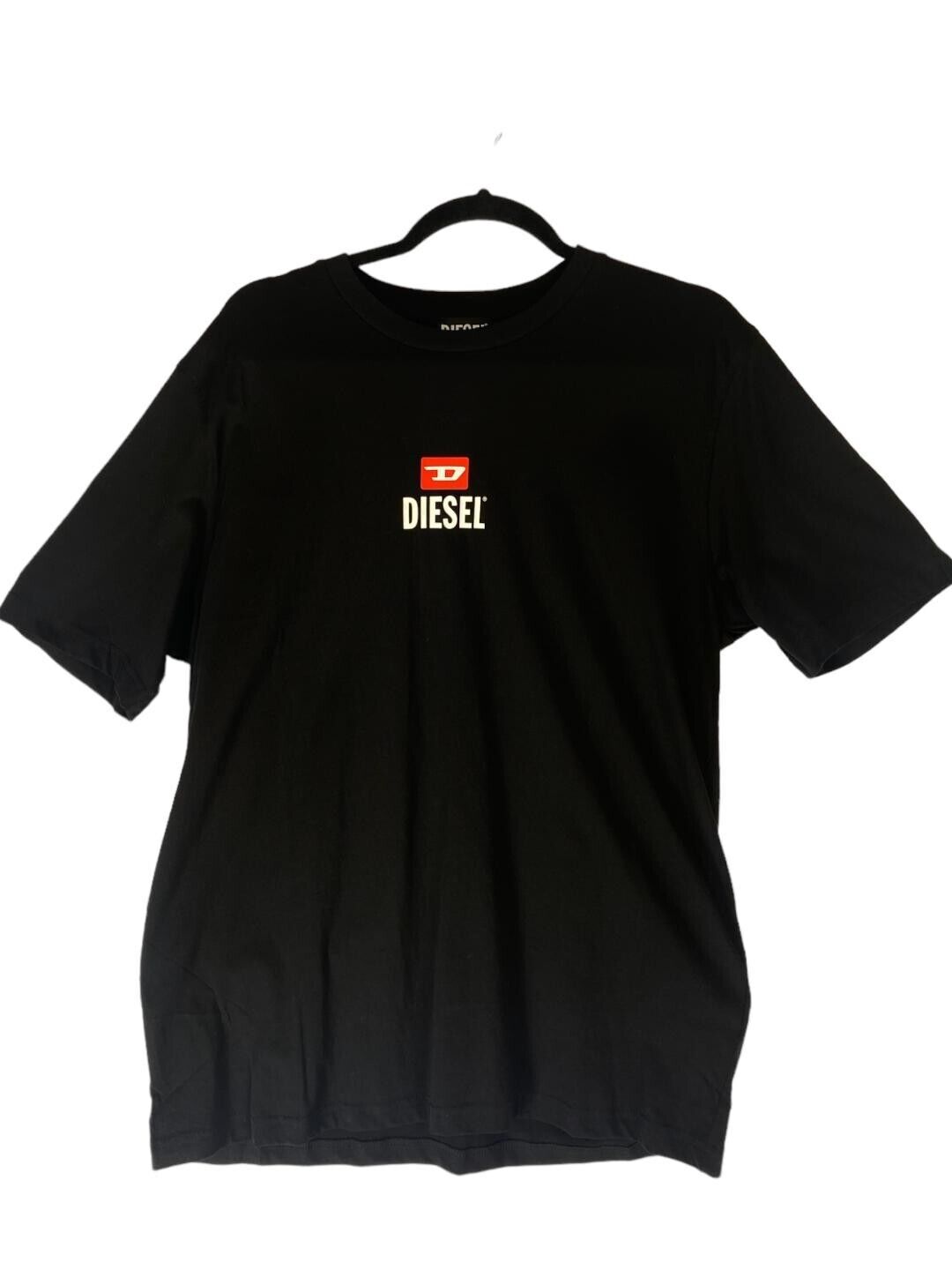 DIESEL T-JUST-SMALL-NEW D LOGO MENS T-SHIRT A11184 RGRAI