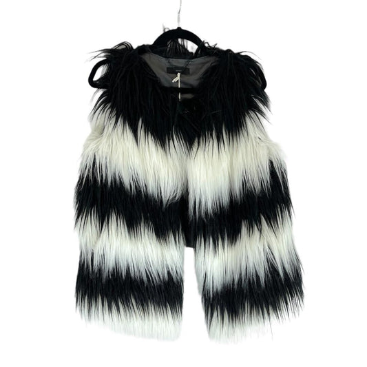DIESEL L-ANGUS-A Faux Fur Women Vest 00SBW0 0IAHC Women Size M GENUINE 165€