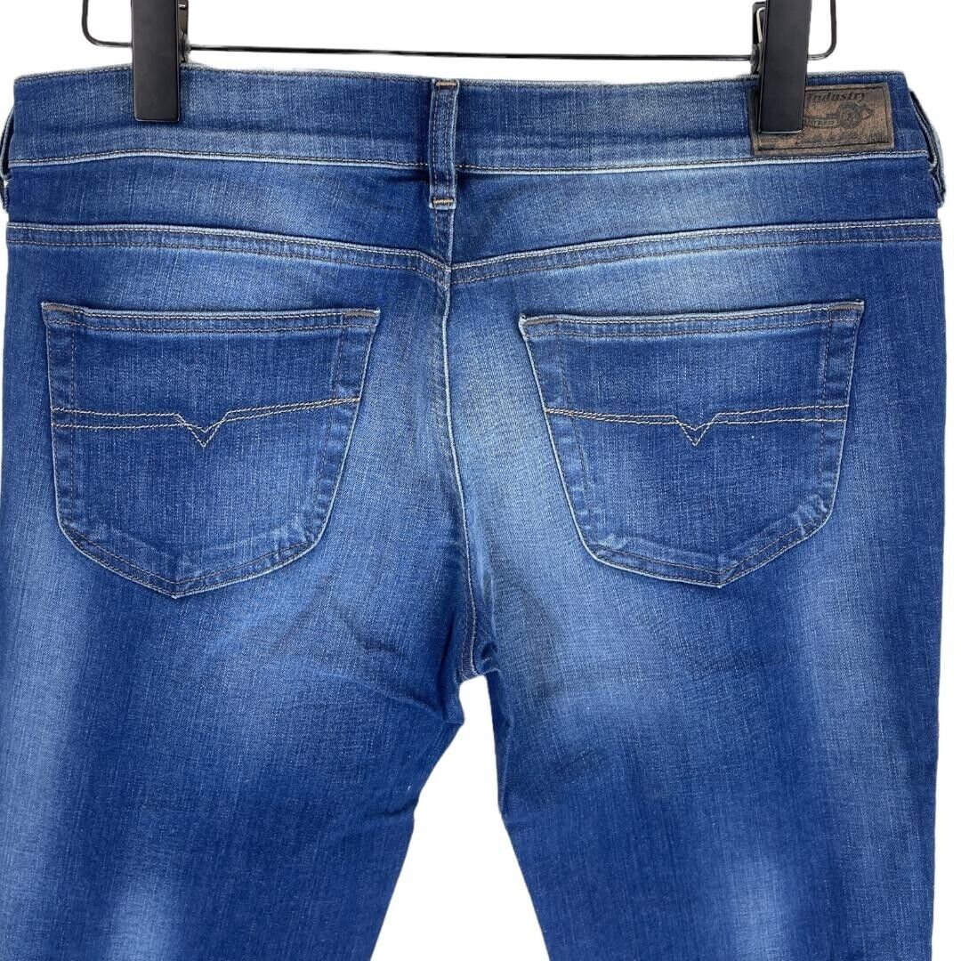 Diesel LOUVBOOT 0664S SLIM-BOOTCUT Žemo liemens moteriški džinsai