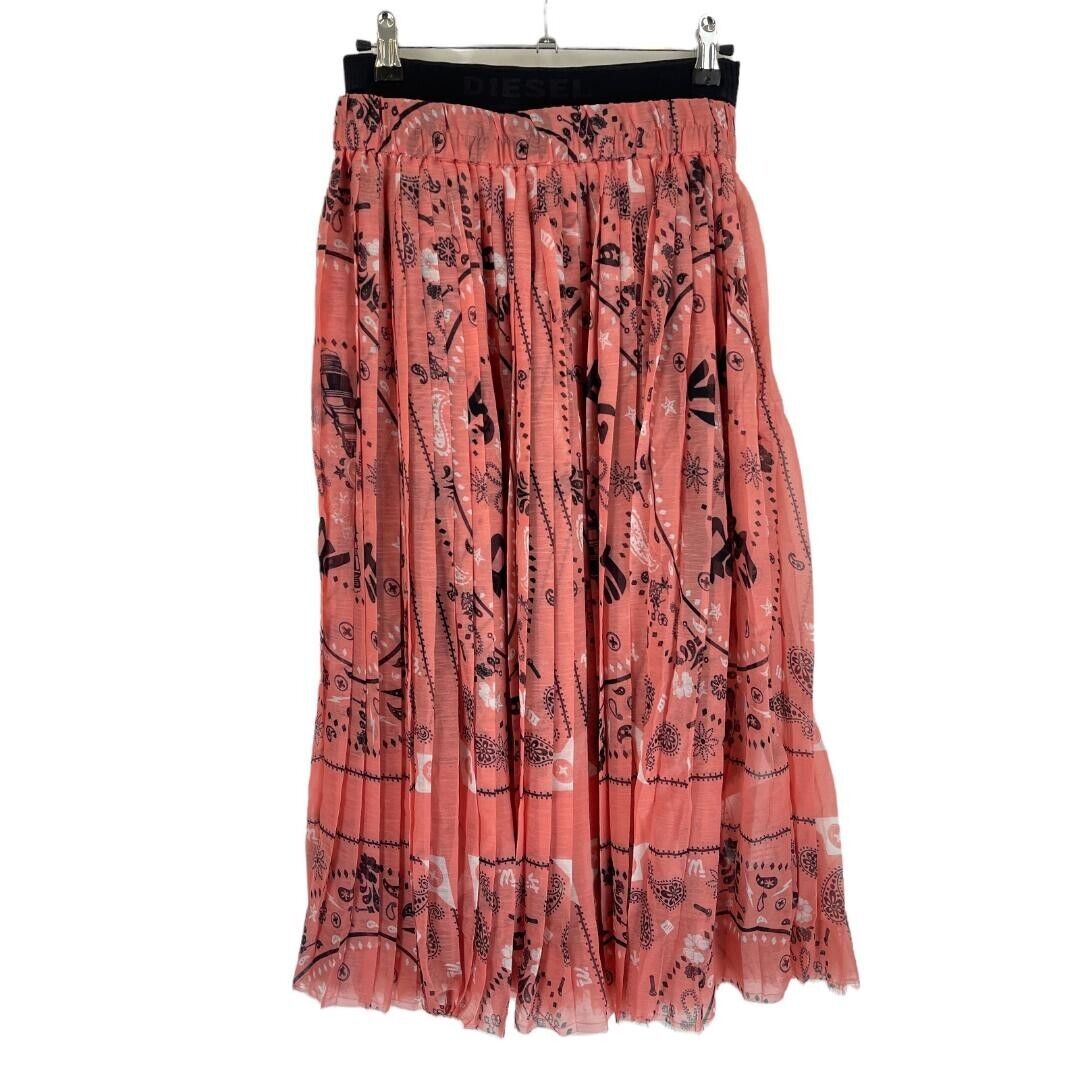 Diesel O-PLIZ women skirt 00SR6Y 0WATZ elastic waist SIZE XS GENUINE RRP 199€