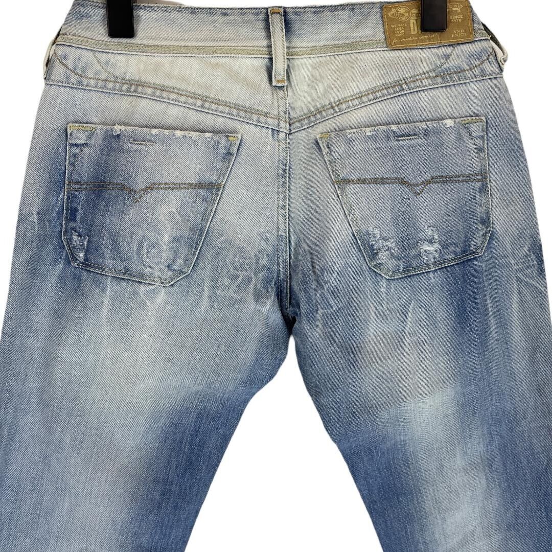 Diesel LOWKY 00CQMK 0812B SLIM-STRAIGHT Moteriški džinsai žemu juosmeniu