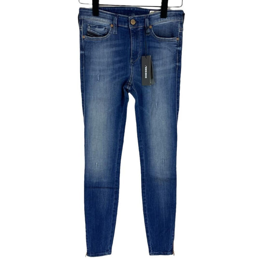 DIESEL SKINZEE-ZIP 00SY6D 084IY SLIM-SKINNY MOTERIŠKI DŽINSAI