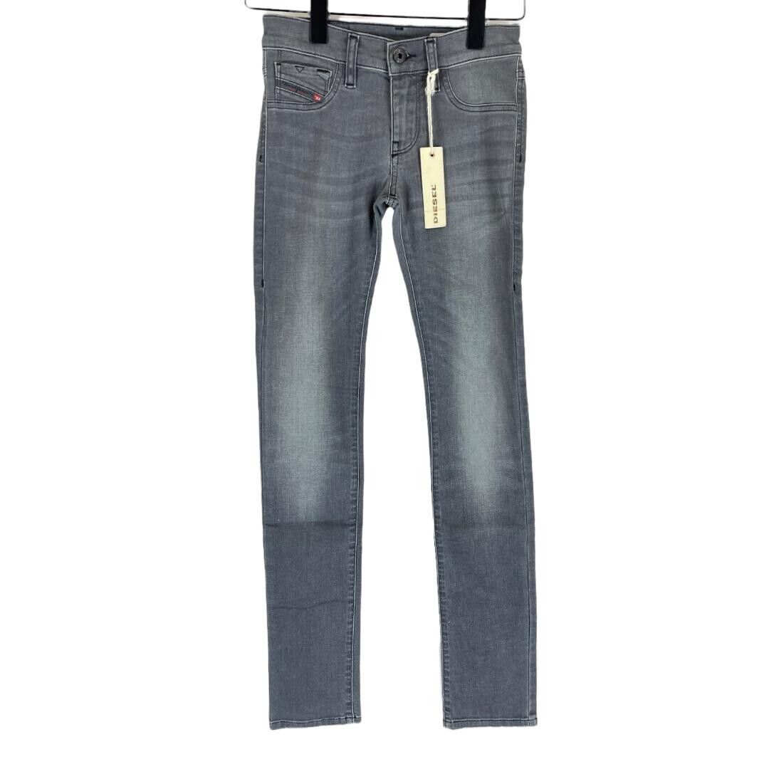 DIESEL LIVIER WOMEN JEANS 0RE50 W24 SUPER SLIM-JEGGING LOW WAIST GENUINE RRP199€