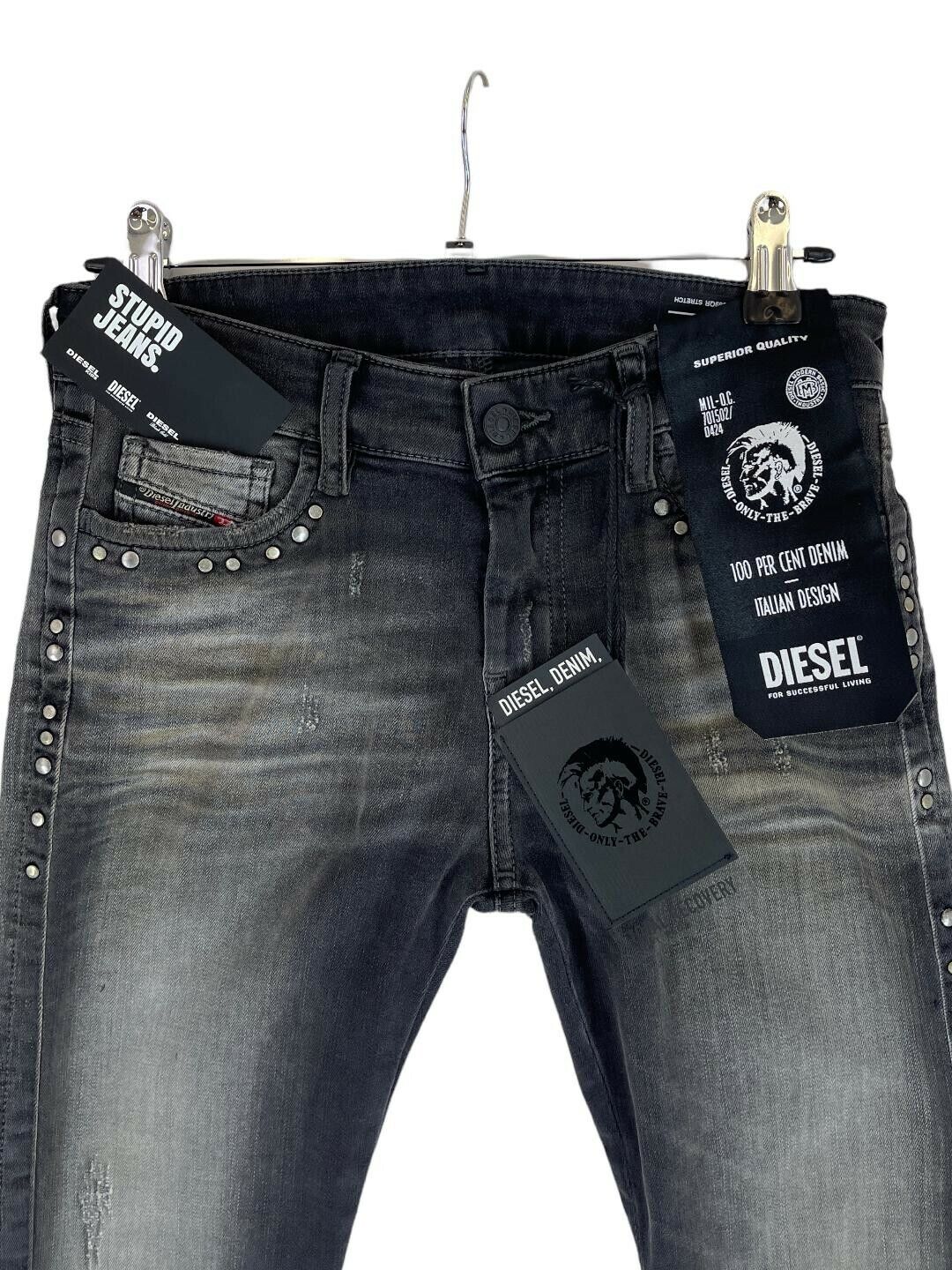 Diesel SLANDY A01370 069QR SUPER-SKINNY REGULAR WAIST moteriški džinsai