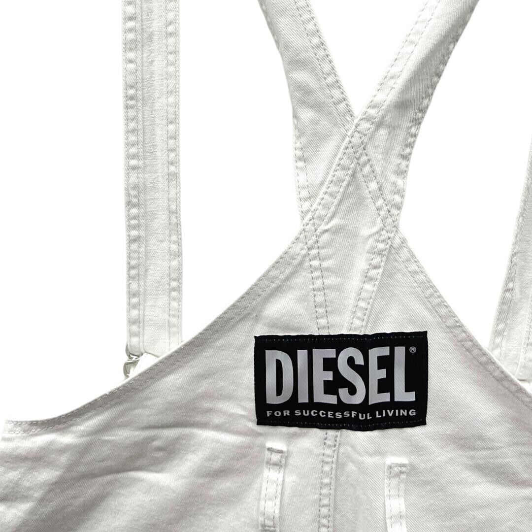 DIESEL DE-MURRY DENIM OVERALL SHORTS WOMEN 00SRGF 0GASO SIZE S GENUINE RRP 189€