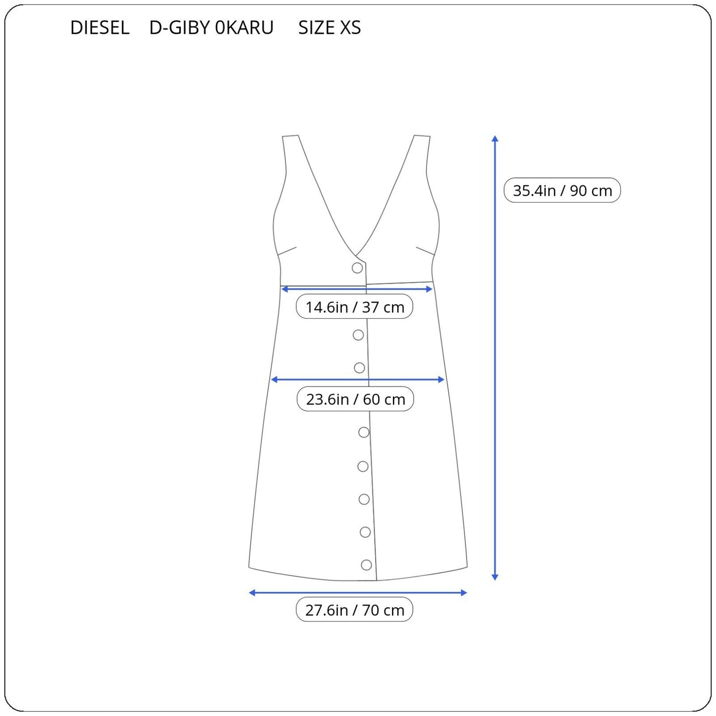 DIESEL D-GIBY SUKNELĖ 00SH2U 0KARU