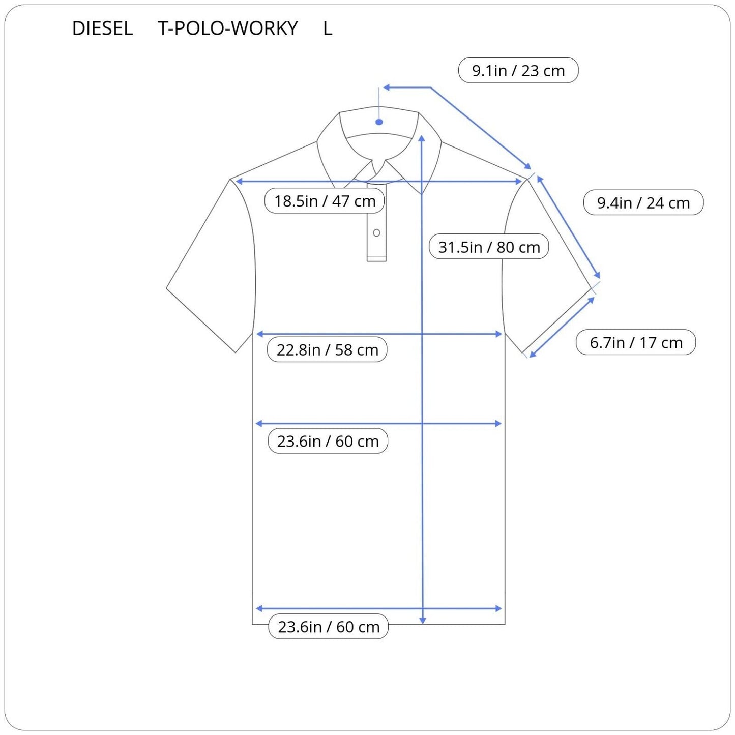 DIESEL T-POLO-WORKY 00SEFP 0HAXR POLO MARŠKINIAI