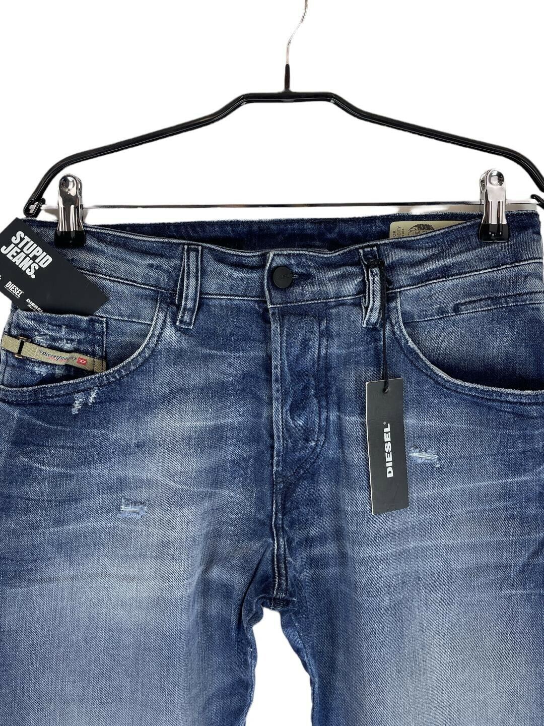 DIESEL D-BAZER 00SSLM 084DD TAPERED STRETCH JEANS