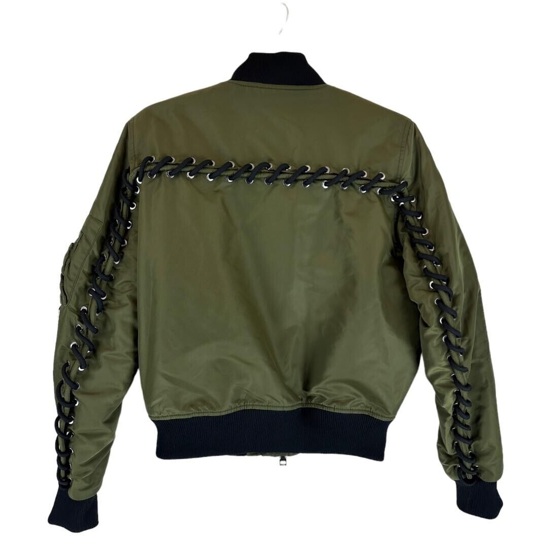 DIESEL W-SWING Bomber Jacket A00835 0KAUX CROPPED Women Size S GENUINE RRP 399€