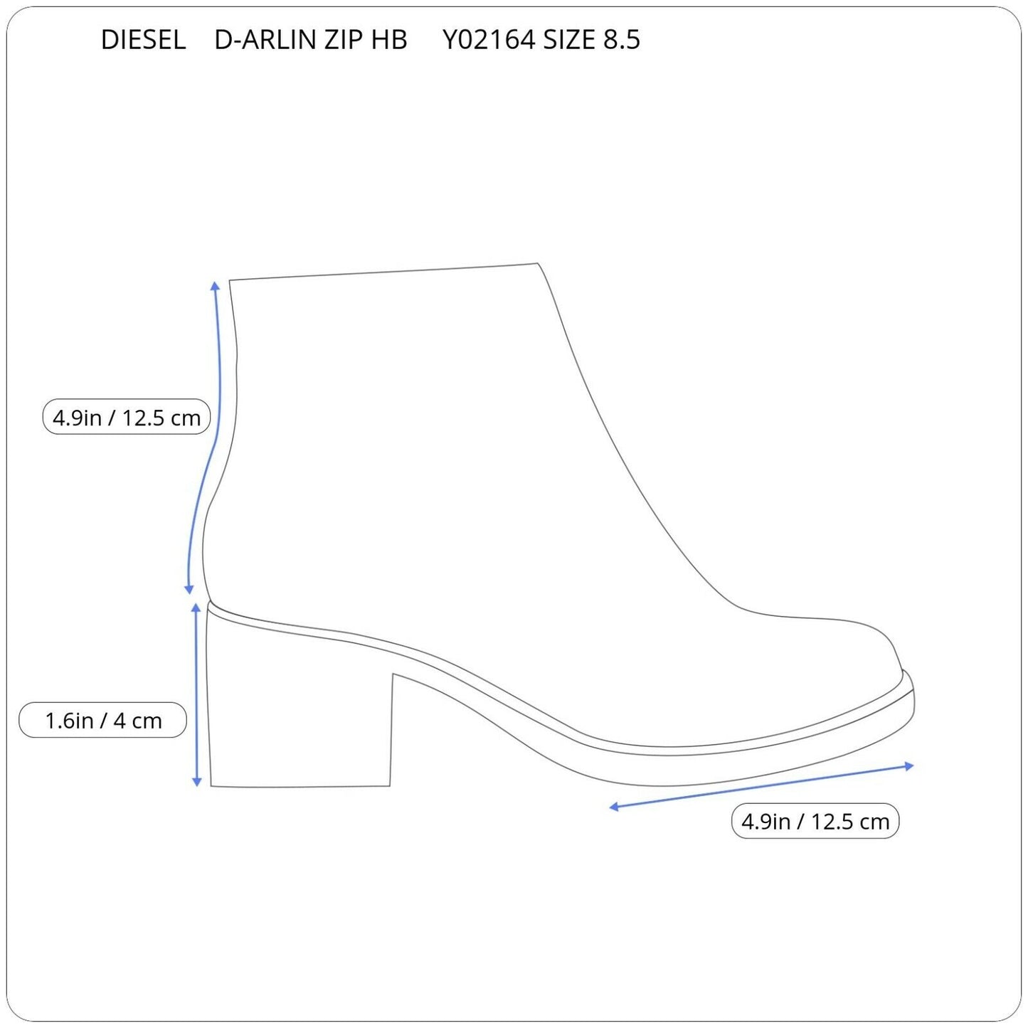 DIESEL D-ARLIN ZIP MOTERIŠKI BATAI Y02164 PR030 T8013