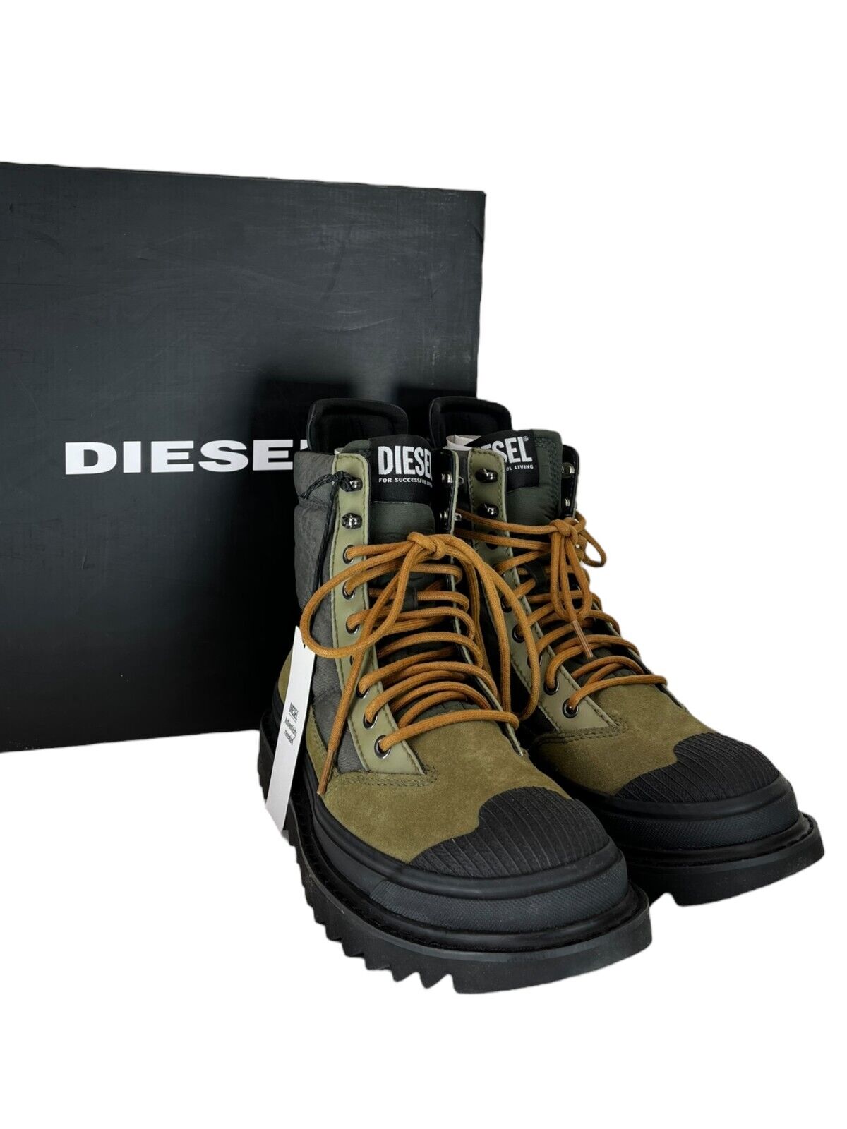 DIESEL H-SHIROKI HB SHOES Y02700 PR126 H8855 SIZE 7 MENS GENUINE RRP 300€