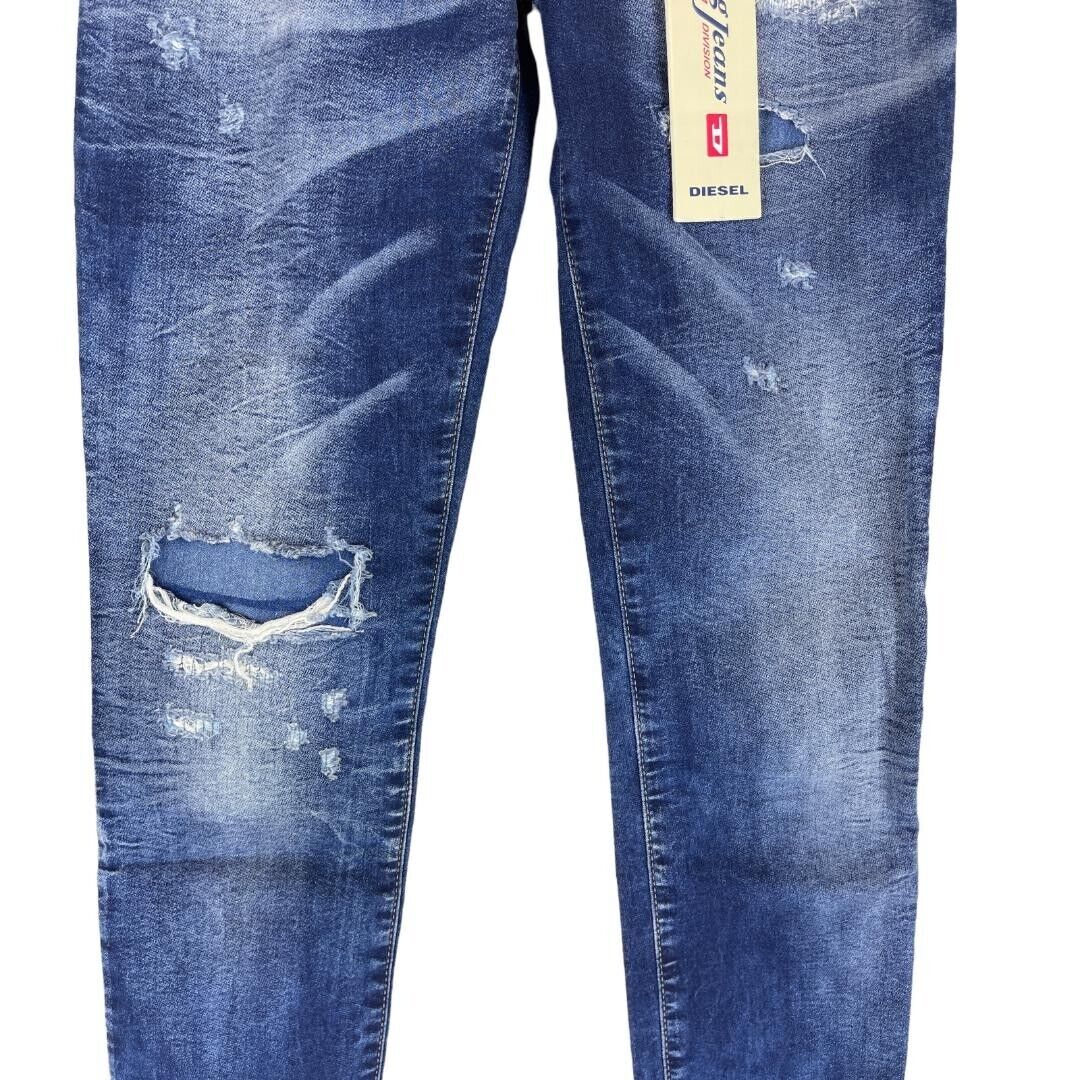 DIESEL GRUPEE-S-NE WOMEN JOGG JEANS 00SL83 R70R6 SIZE 23 GENUINE RRP 299€