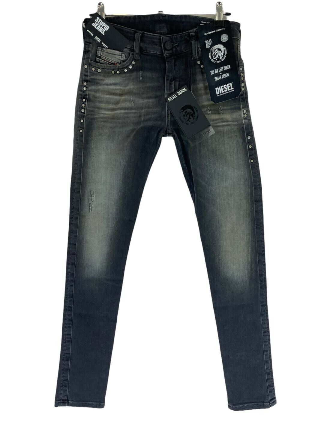 Diesel SLANDY A01370 069QR SUPER-SKINNY REGULAR WAIST moteriški džinsai