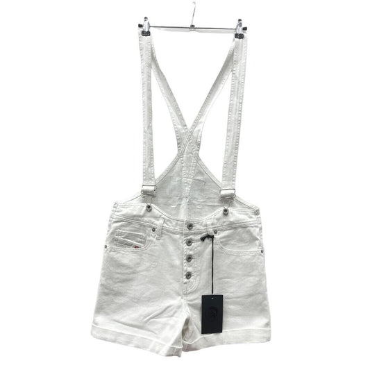 DIESEL DE-MURRY DENIM OVERALL SHORTS WOMEN 00SRGF 0GASO SIZE S GENUINE RRP 189€