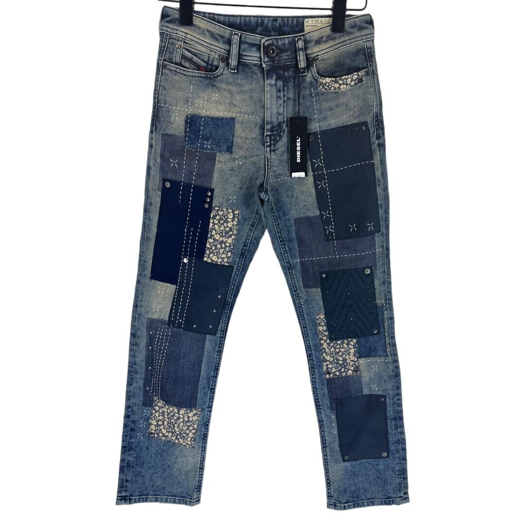 DIESEL REEN L.30 JEANS WITH DEFECTS 00SQ4W 0855T W23 L30 GENUINE 39 RRP 199€