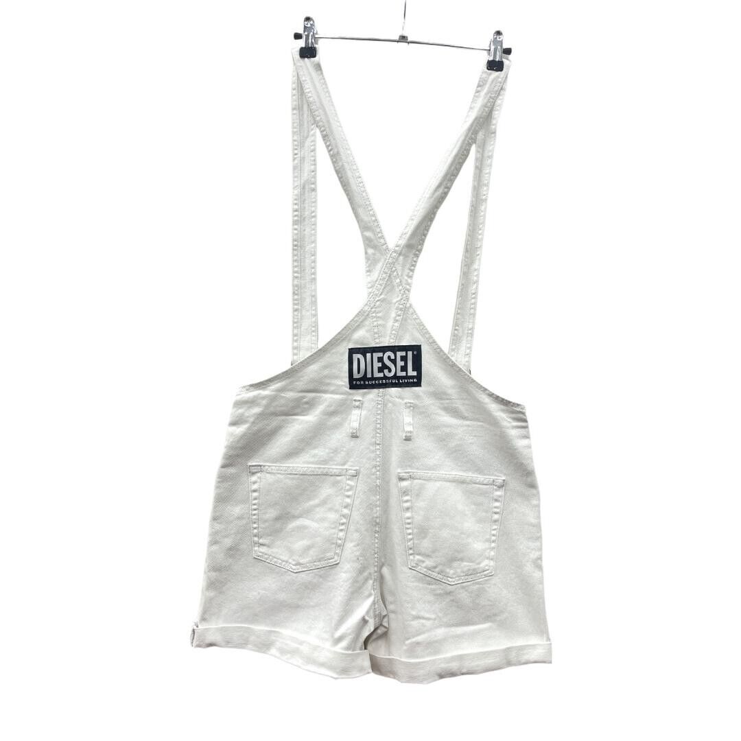 DIESEL DE-MURRY DENIM OVERALL SHORTS WOMEN 00SRGF 0GASO SIZE S GENUINE RRP 189€