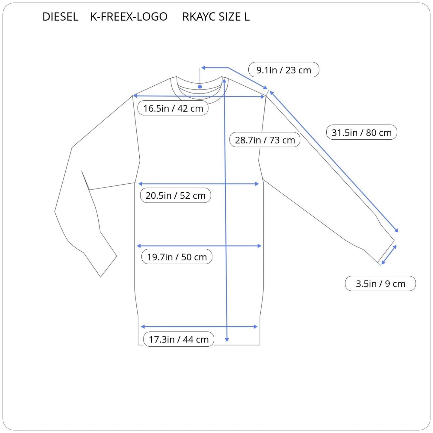 DIESEL K-FREEX-LOGO Vyriškas megztinis 00SQFB RKAYC