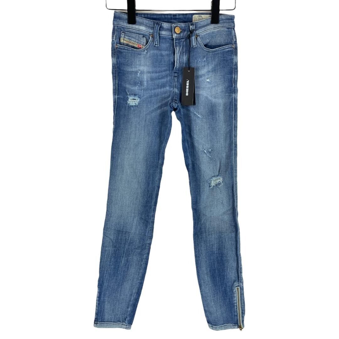 Diesel SKINZEE-ZIP 00SY6C 0681E SUPER SLIM-SKINNY moteriški džinsai