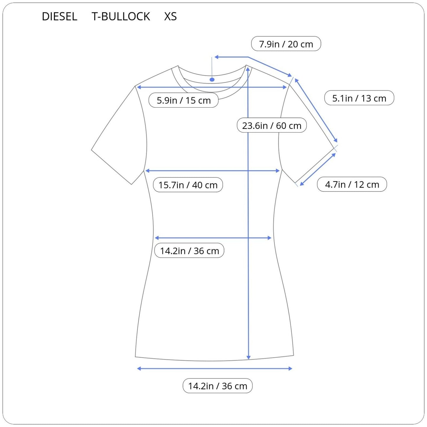 DIESEL T-BULLOCK MOTERIŠKI MARŠKINĖLIAI A04398 0PAZL