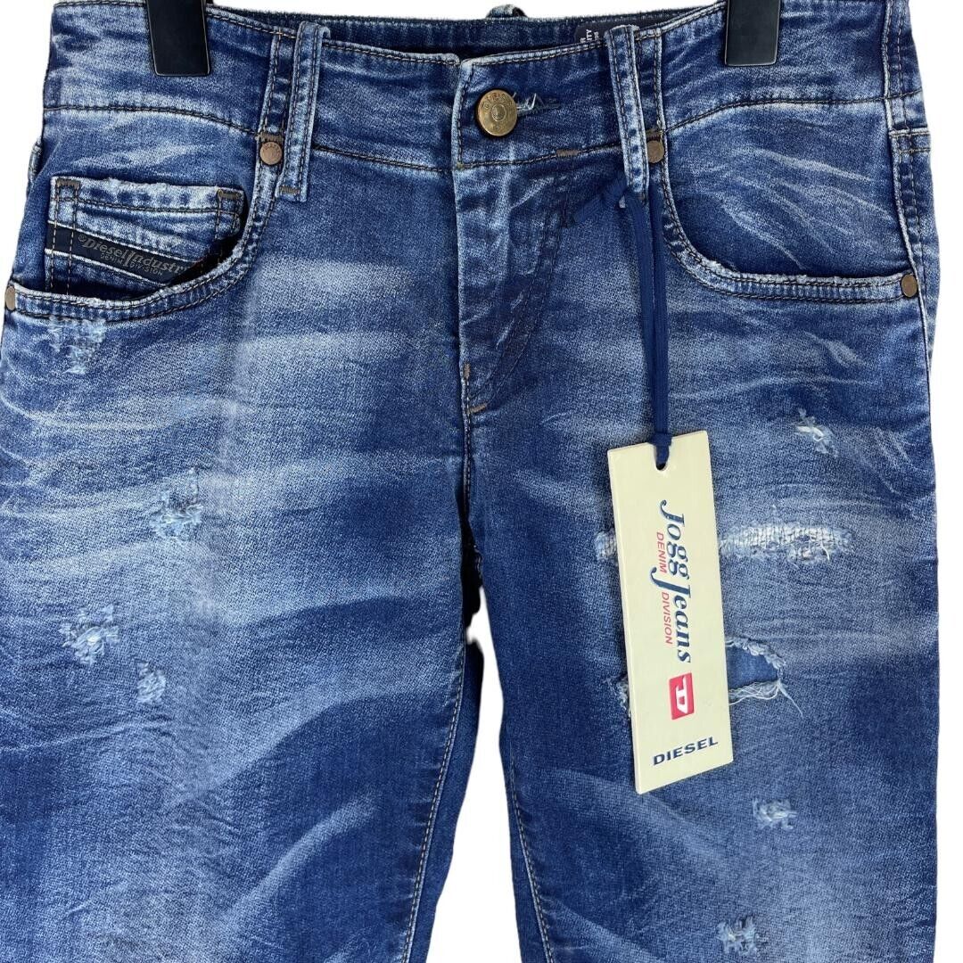 DIESEL GRUPEE-S-NE WOMEN JOGG JEANS 00SL83 R70R6 SIZE 23 GENUINE RRP 299€