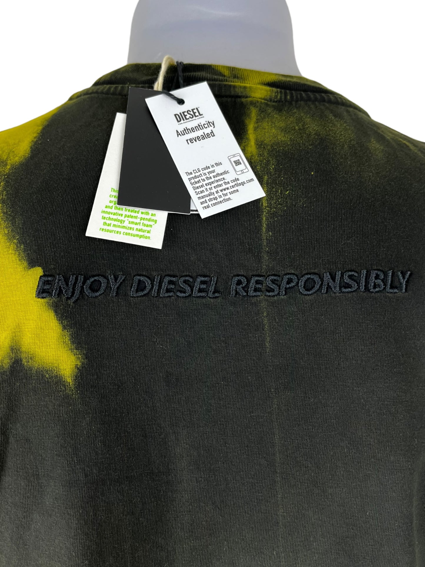 DIESEL T-JUST-B84 MENS T-SHIRT A03492 0CEAV Size L