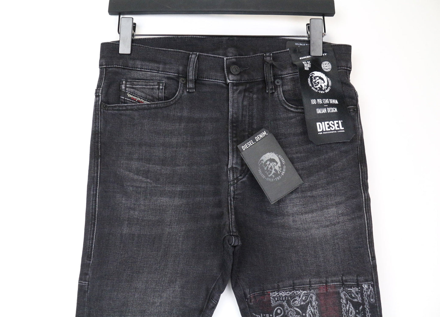 Diesel Mens D AMNY Y SP1  Jeans A01195 009KS 2 - Waist 30 - L 30