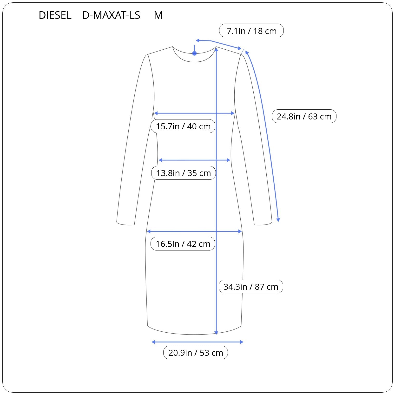 DIESEL D-MAXAT-LS WOMEN DRESS A05056 0GCAF – Stupid Jeans