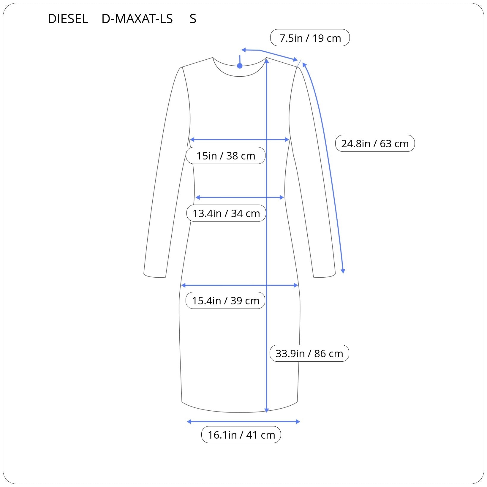 DIESEL D-MAXAT-LS WOMEN DRESS A05056 0GCAF – Stupid Jeans