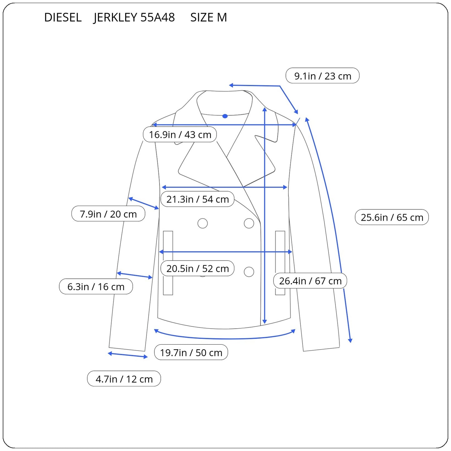 DIESEL JERKLEY MEN JACKET 05D08A 55A48