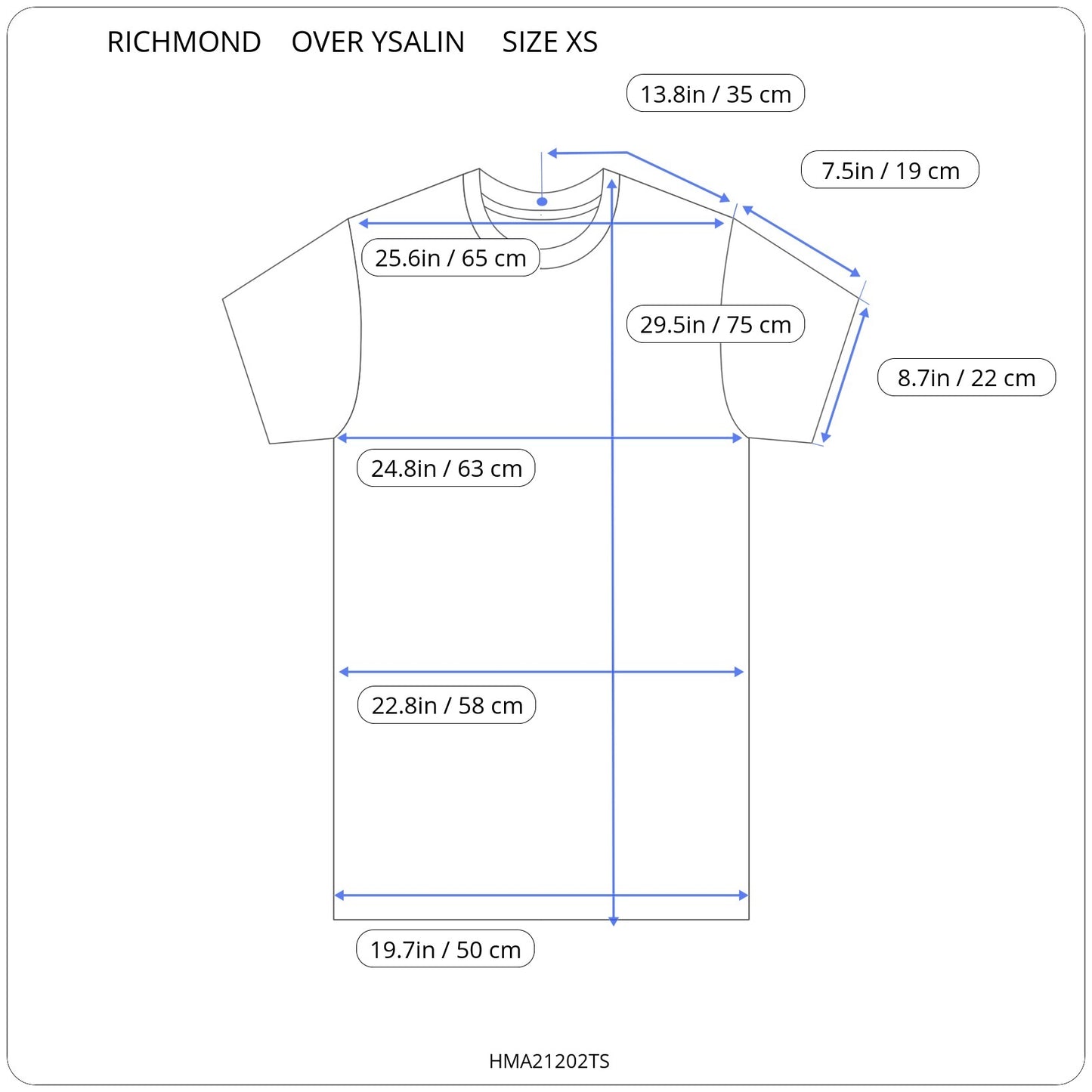 JOHN RICHMOND OVER YSALIN T-SHIRT HMA21202TS MEN